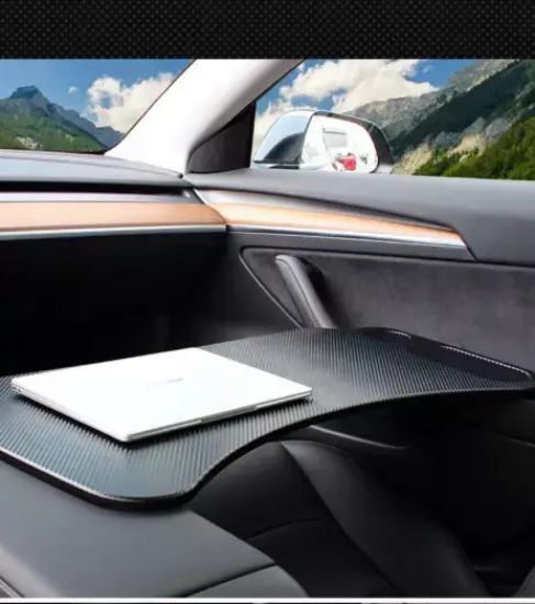 Picture of Laptop Work Tray Foldable Lunch Desk for Tesla Model 3 Y BYD Atto3