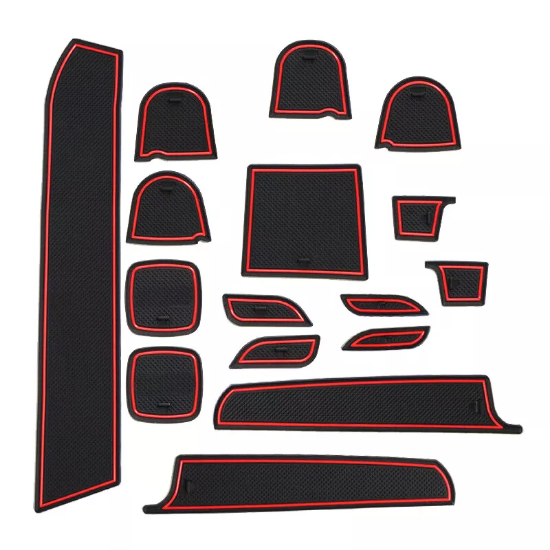 Picture of 12pcs Non-Slip Door Gate Slot Pad Cup Holder Mat Fit for SUZUKI SWIFT 2018 zw