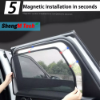Picture of Magnetic Sun Shades For Mitsubishi Pajero NS 06-22 Front Back Windows Sun Blind